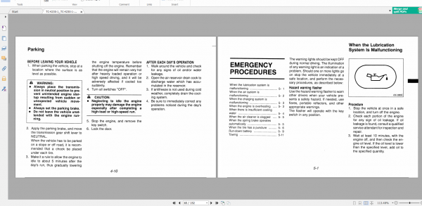 Tadano Crane Carrier TC 4230 1 TC 4230 1 00100 Operation Maintance Manual 3