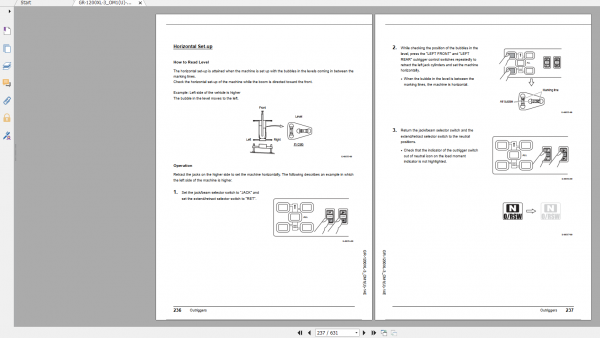Tadano Rough Terrain Crane GR 1200XL 3 GR 1200 3 00101 Operation Maintance Manual 3