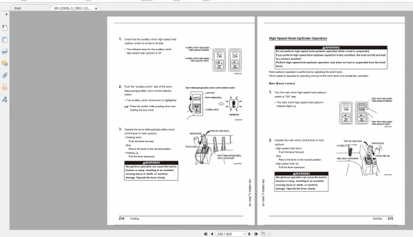 Tadano Rough Terrain Crane GR 1200XL 3 GR 1200 3 00102 Operation Maintance Manual 3