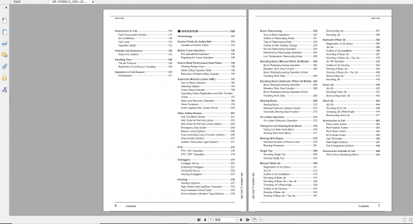 Tadano Rough Terrain Crane GR 1450EX 3 GR 1450E 3 00101 Operation Maintance Manual 2