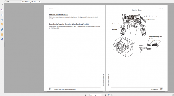 Tadano Rough Terrain Crane GR 1600XL 2 GR 1600 2 00102 Operation Maintance Manual 3