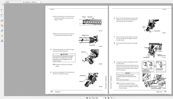 Tadano Rough Terrain Crane GR 1600XL 3 GR 1600 3 00101 Operation Maintance Manual 3