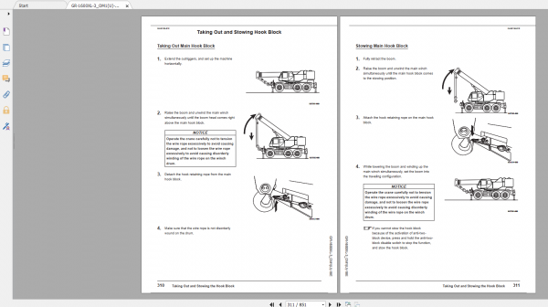 Tadano Rough Terrain Crane GR 1600XL 3 GR 1600 3 00102 Operation Maintance Manual 2