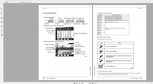 Tadano Rough Terrain Crane GR 1600XL 3 GR 1600 3 00104 Operation Maintance Manual 3
