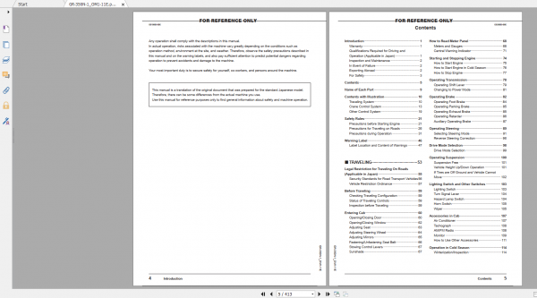 Tadano Rough Terrain Crane GR 350N 1 GR 350N 1 00101 Operation Maintance Manual 2 1