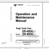 Tadano Rough Terrain Crane GR 450XL 1 GR 450 1 00314 Operation Maintance Manual 1