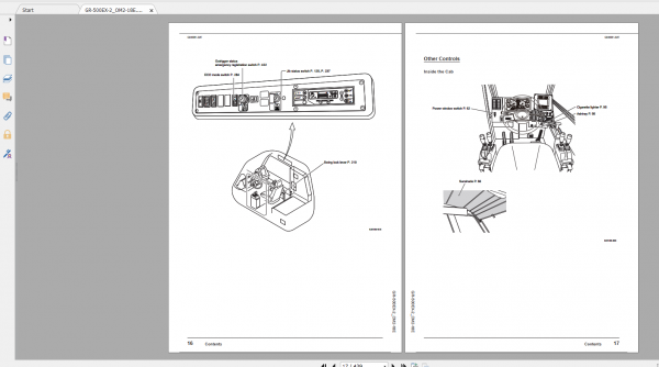 Tadano Rough Terrain Crane GR 500EX 2 GR 500E 2 00102 Operation Maintance Manual 3