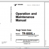 Tadano Rough Terrain Crane GR 500XL 1 GR 500 1 00101 Operation Maintance Manual 1