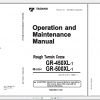 Tadano Rough Terrain Crane GR 500XL 1 GR 500 1 00313 Operation Maintance Manual 1
