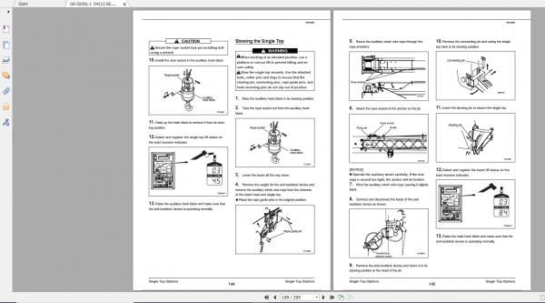 Tadano Rough Terrain Crane GR 500XL 1 GR 500 1 00313 Operation Maintance Manual 3