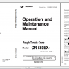 Tadano Rough Terrain Crane GR 550EX 1 GR 550E 1 00215 Operation Maintance Manual 1