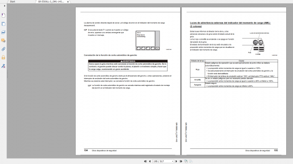 Tadano Rough Terrain Crane GR 550XLL 3 GR 550 3 00102 ES Operation Maintance Manual ES 3