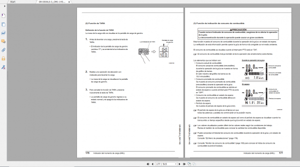 Tadano Rough Terrain Crane GR 550XLS 3 GR 550 3 00401 ES Operation Maintance Manual ES 3