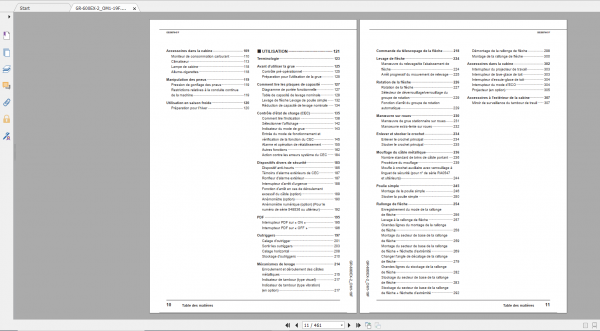 Tadano Rough Terrain Crane GR 600EX 2 GR 600E 2 00201 FR Operation Maintance Manual FR 2