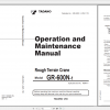 Tadano Rough Terrain Crane GR 600N 1 GR 600N 1 00101 Operation Maintance Manual 1