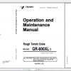 Tadano Rough Terrain Crane GR 600XL 1 GR 600 1 00214 Operation Maintance Manual 1