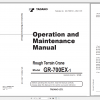 Tadano Rough Terrain Crane GR 700EX 1 GR 700E 1 00214 Operation Maintance Manual 1