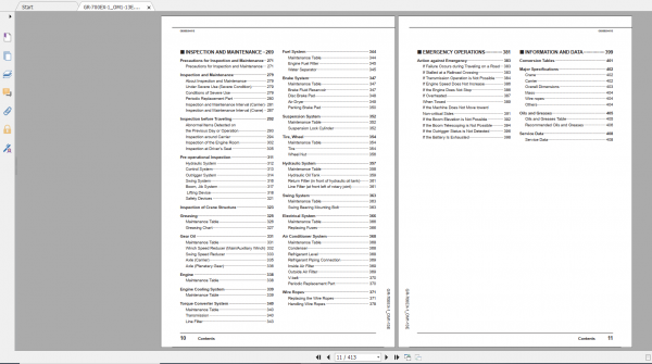 Tadano Rough Terrain Crane GR 700EX 1 GR 700E 1 00214 Operation Maintance Manual 2