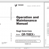 Tadano Rough Terrain Crane GR 700EX 1 GR 700E 1 00216 Operation Maintance Manual 1