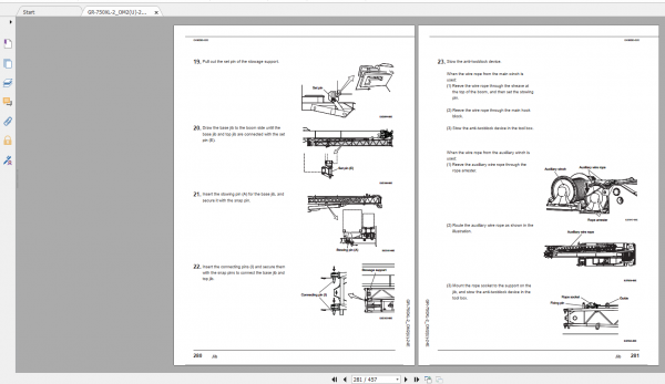 Tadano Rough Terrain Crane GR 750XL 2 GR 750 2 00201 Operation Maintance Manual 3