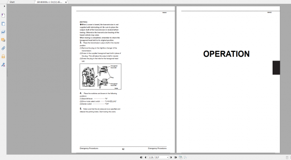 Tadano Rough Terrain Crane GR 800XXL 4 GR 800 1 00101 Operation Maintance Manual 3