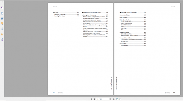 Tadano Rough Terrain Crane GR 900XL 3 GR 900 3 00311 Operation Maintance Manual 2