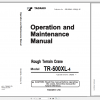 Tadano Rough Terrain Crane TR 500XL 4 GR 500 1 00104 Operation Maintance Manual 1
