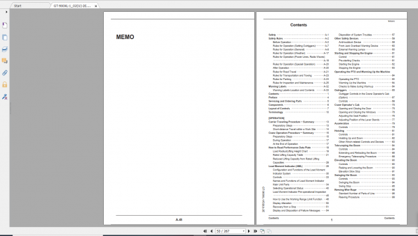 Tadano Truck Crane GT 900XL 1 GT 900 1 90103 Operation Maintance Manual 2