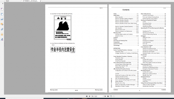 Tadano Truck Mounted Crane GT 550EX 1 GT 550E 1 00202 Operation Maintance Manual 2