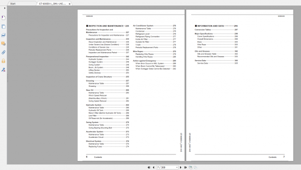 Tadano Truck Mounted Crane GT 600EX 1 OM1 1AE Operation Maintance Manual 2