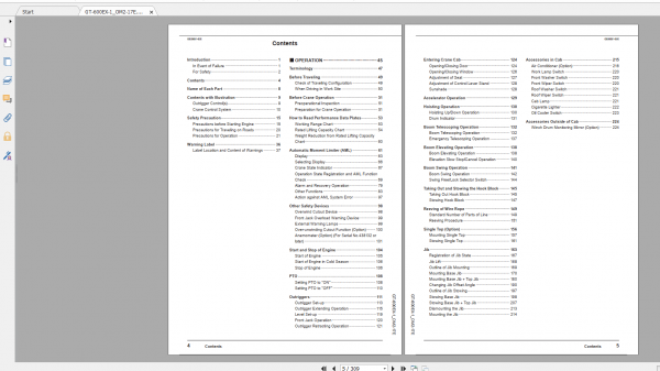 Tadano Truck Mounted Crane GT 600EXAU 1 GT 600E 1 00202 Operation Maintance Manual 3