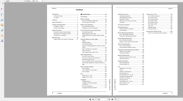 Tadano Truck Mounted Crane GT 600EXAU 1 GT 600E 1 00402 Operation Maintance Manual 2