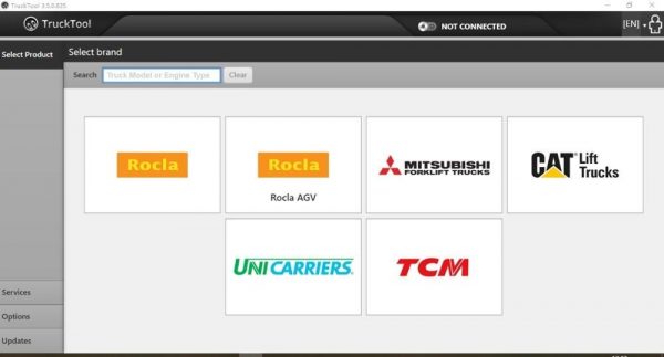 TruckTool 3.9.1 08.2021 Diagnostic Program for Mitsubishi Cat TCM UniCarriers Rocla 1