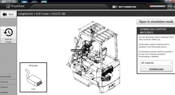TruckTool 3.9.1 08.2021 Diagnostic Program for Mitsubishi Cat TCM UniCarriers Rocla 10