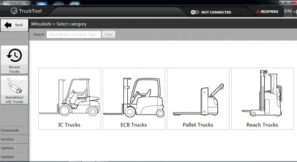 TruckTool 3.9.1 08.2021 Diagnostic Program for Mitsubishi Cat TCM UniCarriers Rocla 4 1