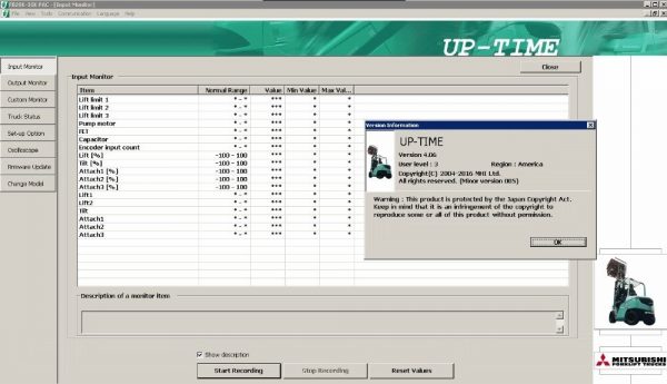 TruckTool 3.9.1 08.2021 Diagnostic Program for Mitsubishi Cat TCM UniCarriers Rocla 5