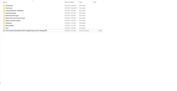 Volvo Penta Full Models 08.2021 Updated Spare Parts Catalog PDF 2 1