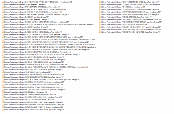 Volvo Penta Full Models 08.2021 Updated Spare Parts Catalog PDF 3 1