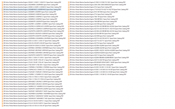 Volvo Penta Full Models 08.2021 Updated Spare Parts Catalog PDF 6 1