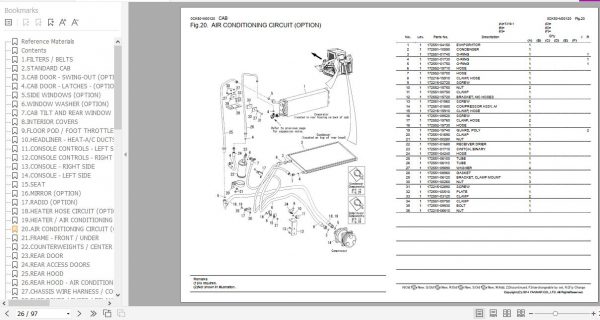 Yanmar Compact Track Loader T210 1 Parts Catalog 0CK50 M00120EN 2