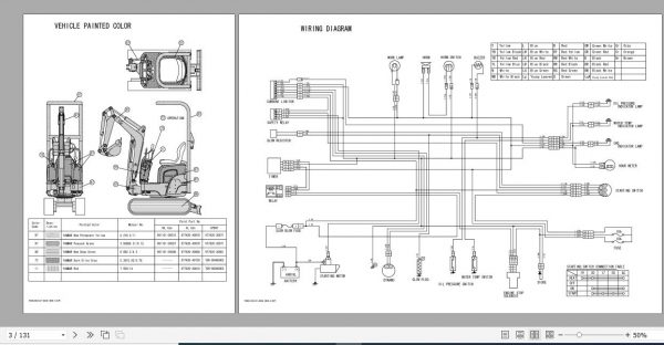 Yanmar Crawler Backhoe B08 3 Europa Parts Catalog Y00S4091 2