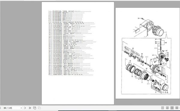 Yanmar Crawler Backhoe B08 Parts Catalog EN JP Y00K2693 2