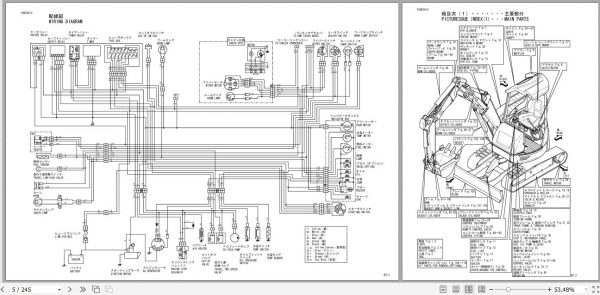 Yanmar Crawler Backhoe B3 3 B3 3A Parts Catalog Y00K3612 2