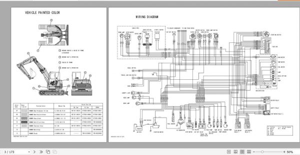 Yanmar Crawler Backhoe B7 5 Europa Parts Catalog Y00S4190 2