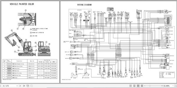 Yanmar Crawler Backhoe B7 5A Europa Parts Catalog Y00S4320 2