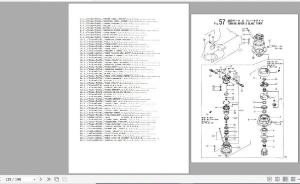 Yanmar Crawler Backhoe B7 Parts Catalog Y00K2761 2