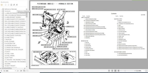 Yanmar Crawler Backhoe VIO35 6A Parts Catalog 0CS10 M57800EN 2