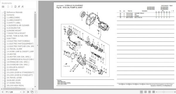 Yanmar Crawler Backhoe VIO40 3 Parts Catalog 0CS10 M45101EN 2