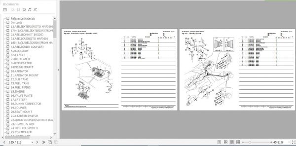 Yanmar Crawler Backhoe VIO80 1A Parts Catalog 0CK50 M00260EN 2