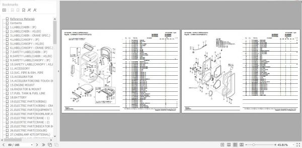 Yanmar Crawler Backhoe ViO70 Parts Catalog 0CK10 M33003 2